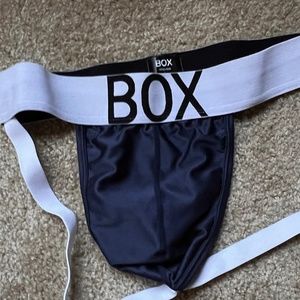 Box Menswear Jockstrap - Size L - Navy